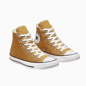 Mustard Converse Chuck Taylor Hi Top